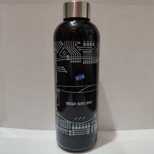Sega Saturn Water Bottle Official Videogame Collectible Reuseable Drink